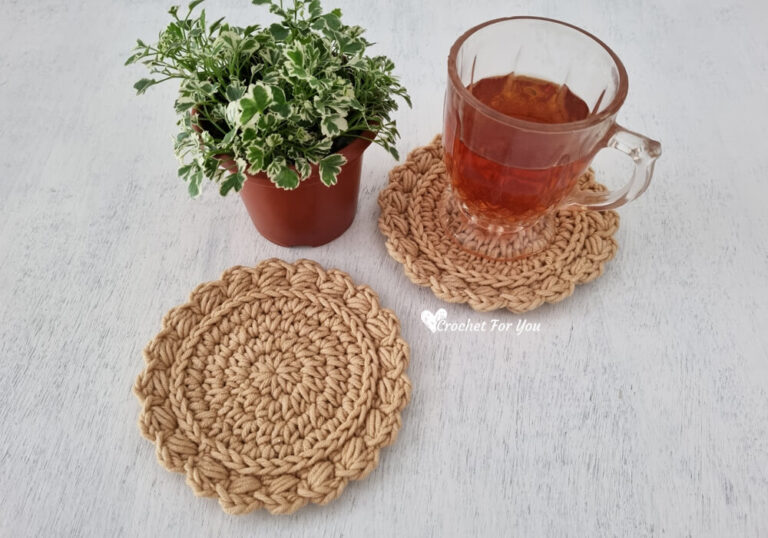 Simple & Modern Crochet Coasters: Free Crochet Pattern