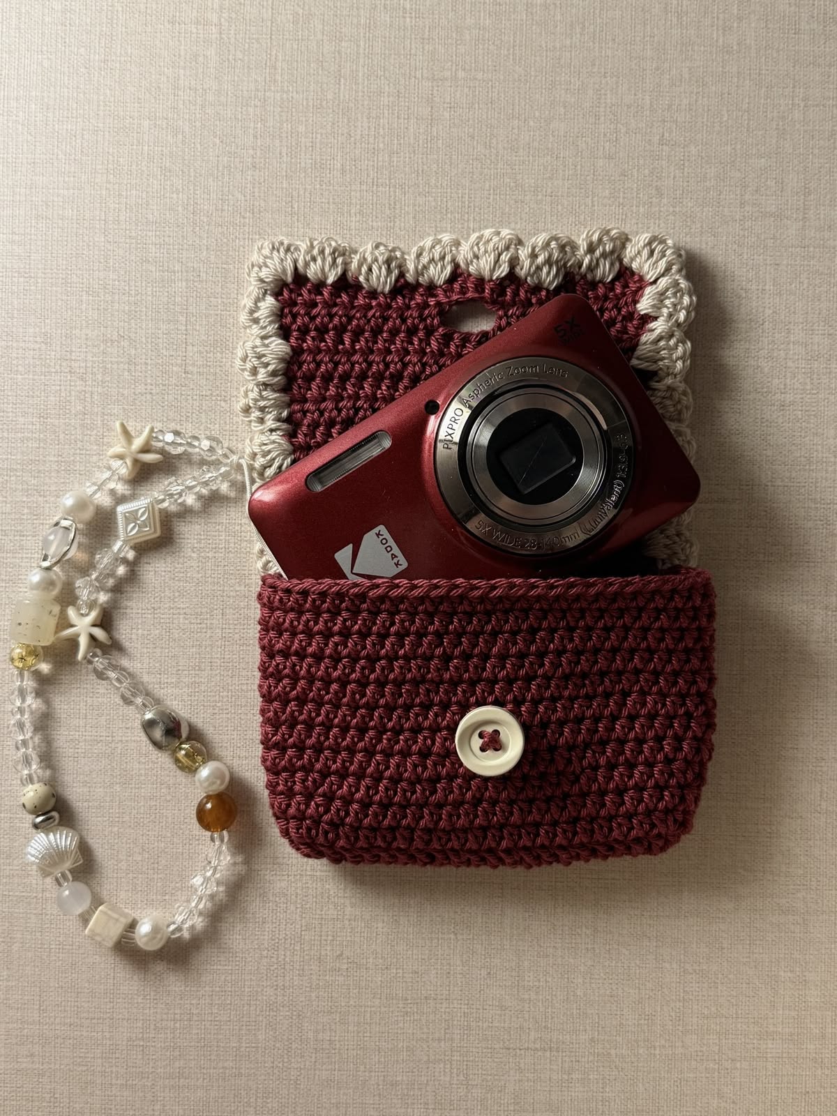 Crochet Camera Pouch: A Stylish Handmade Camera Case